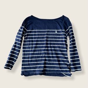 Polo Ralph Lauren Striped Boatneck Tee Sz XS